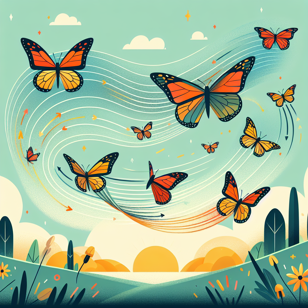 Monarch Butterflies and their Magnetic Migration: A Deep Dive into Nature’s Navigators