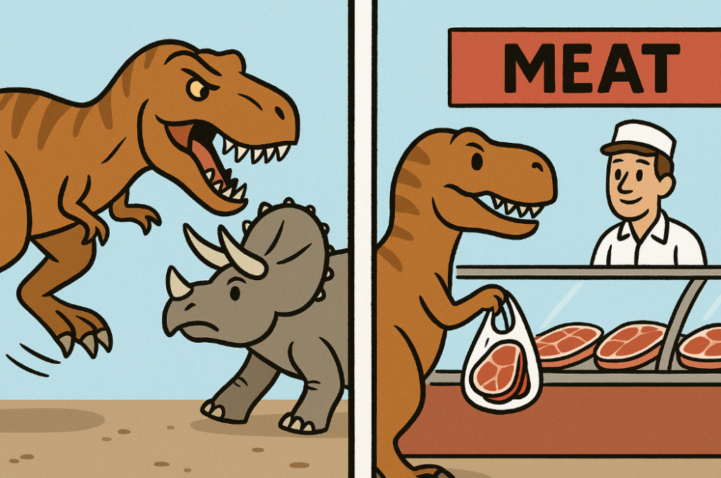 Tyrannosaurus rex: Fearsome Hunter, Scavenger, or Both?