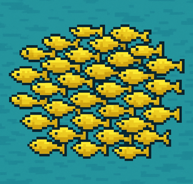 How Big Fish Groups Outsmart Predators—Fast