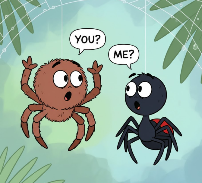 When Spiders Meet Twice