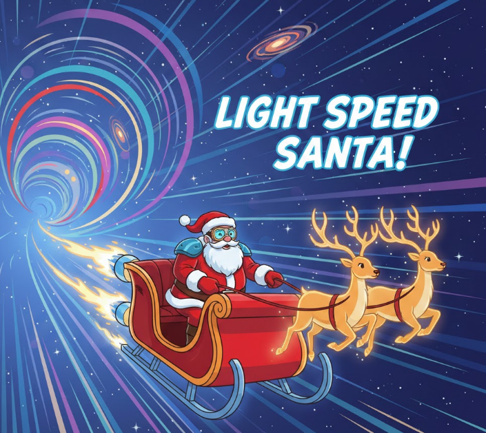 The Physics of Santa’s Trip Around the World